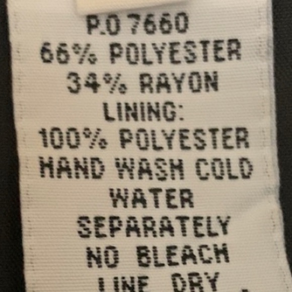 EUC Alex Evenings Top with side button closure, deep royal blue and black - Picture 6 of 6